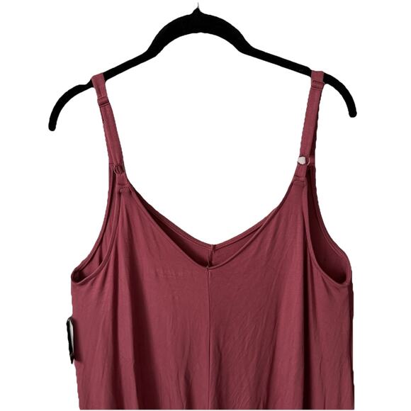 Torrid Plus 2X Super Soft Culotte Jumpsuit Wild Ginger Stretch NWT - Picture 11 of 13